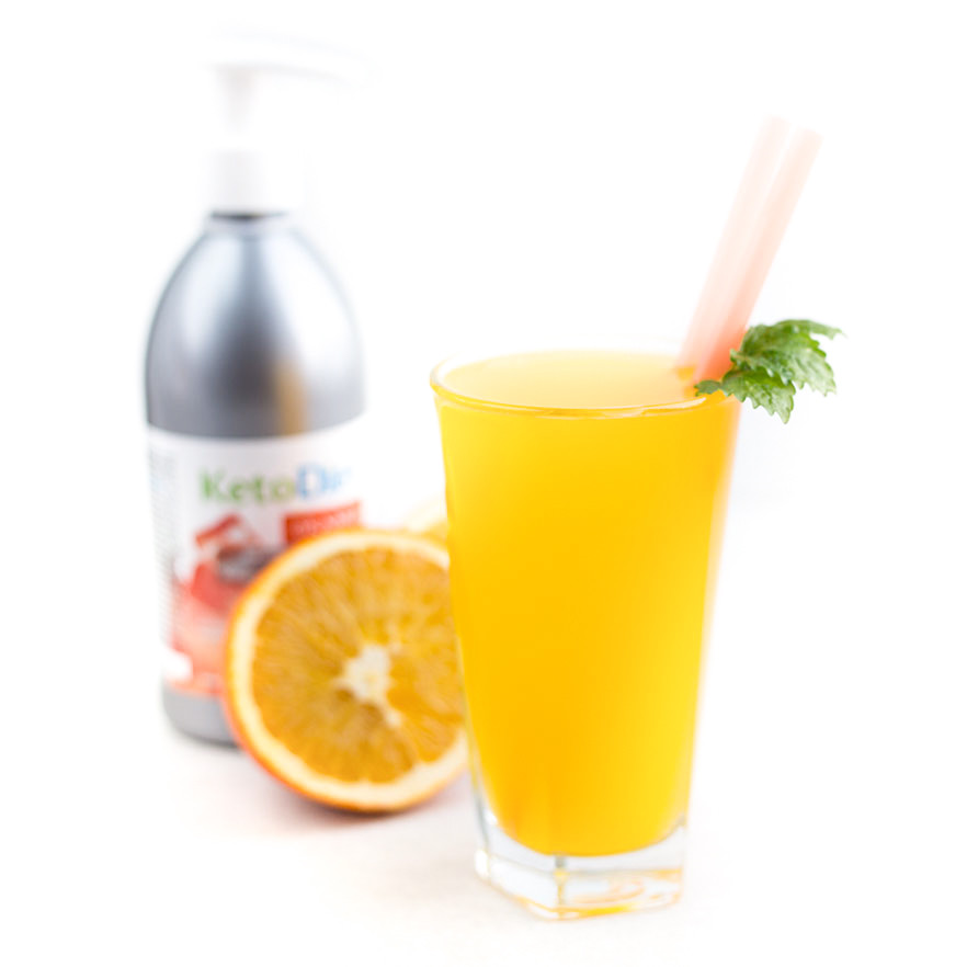 KetoDiet Sirup bez cukru s príchuťou Orange (500 ml - 40 porcií)