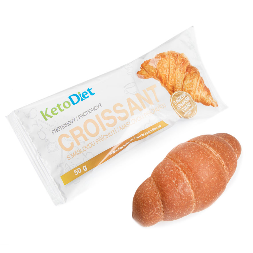 KetoDiet Proteínový croissant s maslovou príchuťou (1 kus)